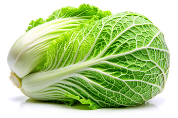 Green Chinese Cabbage, isolated on White background