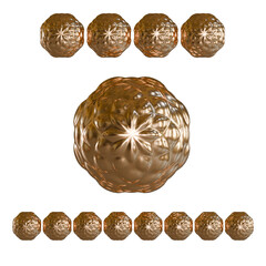 Gold Rococo Pattern – Elegant Classic Ornament Design