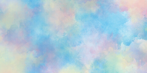 Beautiful and light color colorful background, Abstract watercolor vibrant aged horizontal background, Grunge background frame Soft pink watercolor background, poster, banner and cover design.  © MUHAMMAD TALHA