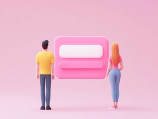 Consent popup conflicting with AI optimization recommendations, user interaction, 3D illustration