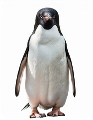 アデリーペンギン（Adelie Penguin on white background）
