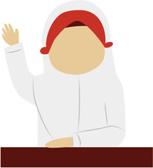 Muslim Girl Elementary School Student
