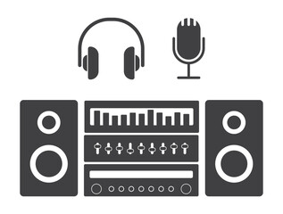 music audio sound system icon