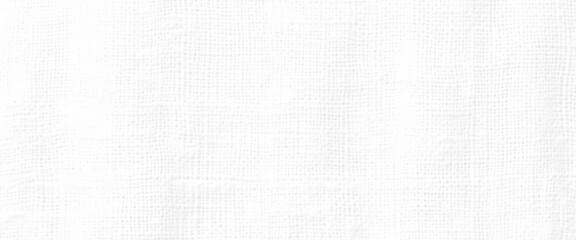 Vector white fabric jute hessian sackcloth canvas woven gauze texture pattern in light white color blank and linen canvas fabric texture background	