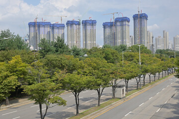 韓国の新都市：一山（イルサン・Ilsan）の街並み