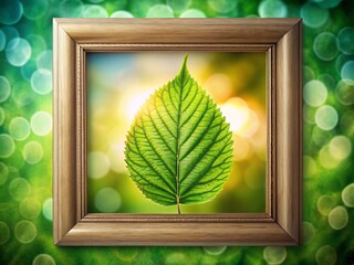 Beautiful aerial photography of a vibrant green leaf, perfect for nature lovers and botanical art enthusiasts seeking unique pieces to enhance their collection.