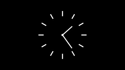 wall clock designed with simple details. new watch vector icon design.