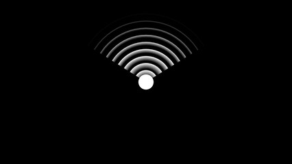 Naklejka premium Antenna icon set. Wireless communication icons. Radio antenna icon. Editable vector stroke. j PS 10..