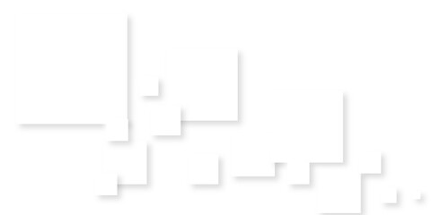 Abstract white square shape with futuristic concept background. abstract background with Many boxes of different sizes. buying with gadgets 3d design in geometric shape Banner web template background.