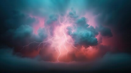 Abstract stormy skies with dramatic lighting, nature background, tempestuous atmosphere
