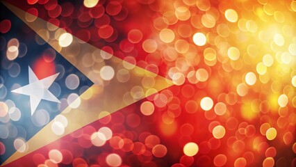 Celebrate East Timor's Independence Day with a vibrant flat design featuring a bokeh effect, capturing the spirit of freedom in a stunning vector illustration for your wallpaper.