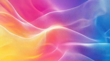 Obraz premium Abstract background with colorful flowing fabric.