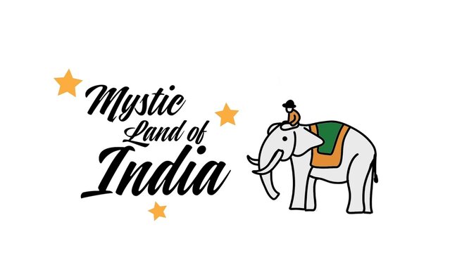 Mystic Land of India Intro Title