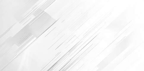 Obraz premium Abstract white background with diagonal stripes creates modern and clean aesthetic. This design is perfect for various applications, including digital media and print