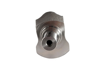 Engine Crankshaft on a white background