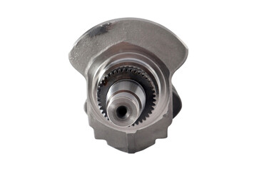 Engine Crankshaft on a white background