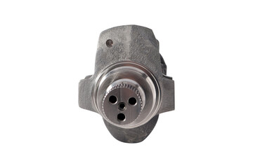 Engine Crankshaft on a white background
