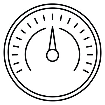 recommend clip art: Speedometer vector line art.