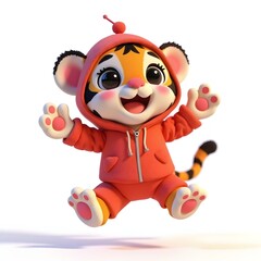 Little Tiger in Red Hood.