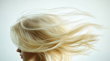 woman with magnificent hair