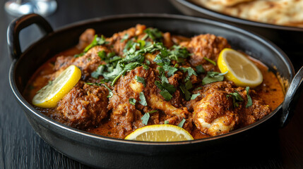 Fototapeta premium Lahori Chargha: Whole Spiced Deep-Fried Chicken