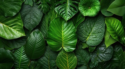 Green Leaves Pattern
