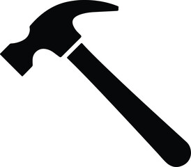 Hammer icon. Vector illustration. Flat design style eps 10