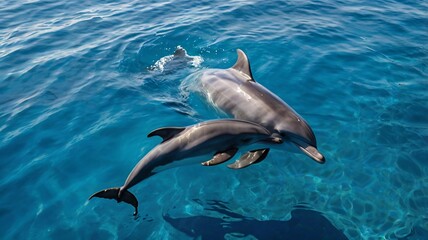 Dolphin Banner Template