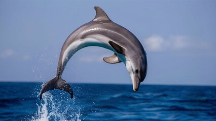 Obraz premium Dolphin Banner Template