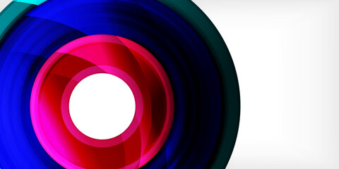 Circles, round elements, ring shapes premium background. Vector Illustration For Wallpaper, Banner, Background, Card, Book Illustration, landing page