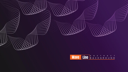 Abstract Digital Flowing Wave Stock Line Background. Abstract Gradient Dynamic Waves Flow Grid Lines Background. Motion Particles Streaming Backdrop For Science, Banner, Music Cover, Website, Header
