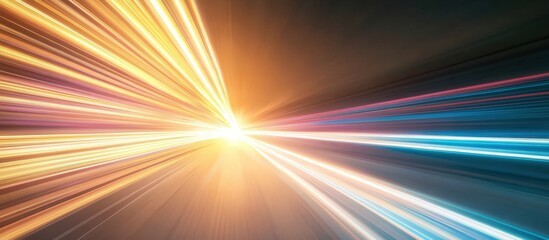 Obraz premium Vibrant motion blur abstract background