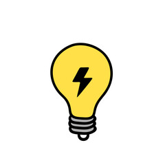 Fototapeta premium light bulb idea