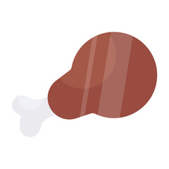 Creative design icon of drumstick


