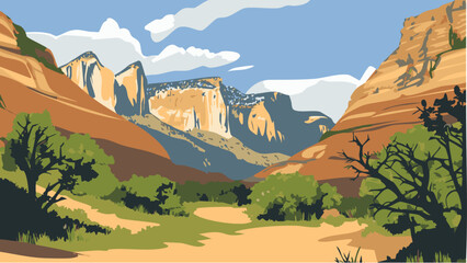 The Beauty of Zion- Rock Formations