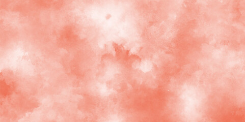 Abstract yellow, orange watercolor brush stroke on white background, Orange retro vinttege grunge wall concrete texture, Watercolor vector art background for cards, 