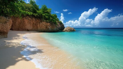 Fototapeta premium Idyllic Beach Escape