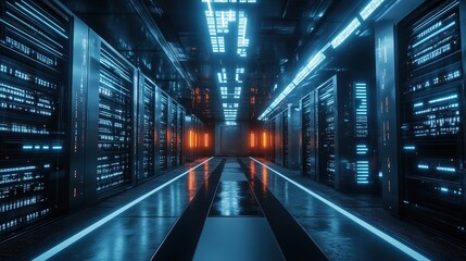 Automated disaster recovery processes running on advanced software.