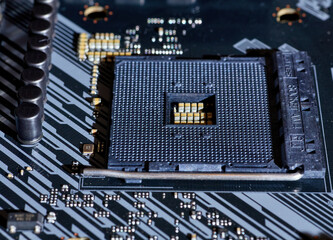 AM4 CPU Socket on a Motherboard