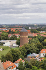 Leipzig, Völkerschlachtdenkmal, Ausblick von der Galerie