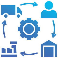 Supply Chain Icon