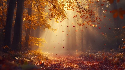 Autumn Forest Path