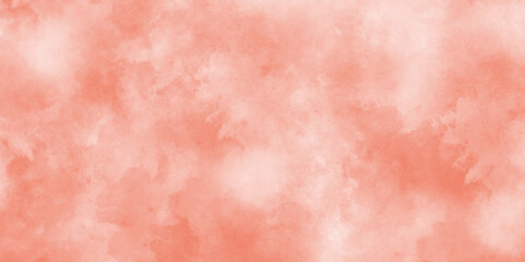 abstract soft coral watercolor background with subtle washes, Grunge beige painted wall texture background, Beautiful sky with cirrocumulus clouds.