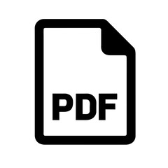 Icon symbolizing Portable Document Format files