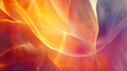 Abstract Golden Glow