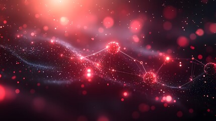 Abstract Red Network