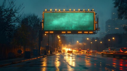 Billboard in the Rain