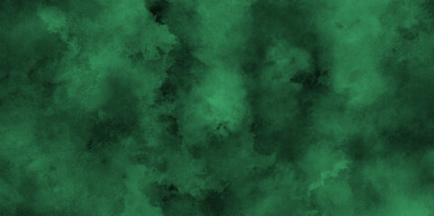 Abstract green smoke on black background, old style dark green grunge texture. beautiful bright brush painted pink or brown background for lovely design and graphics design.