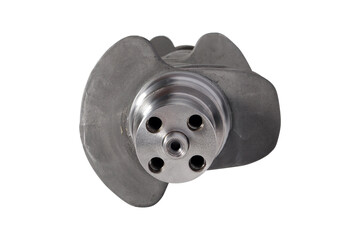 Engine Crankshaft on a white background