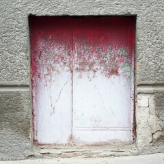 Old rusty background, texture, staircase steps concrete industrial multi-colored photo. movement is life.Speed ​​motion blur background